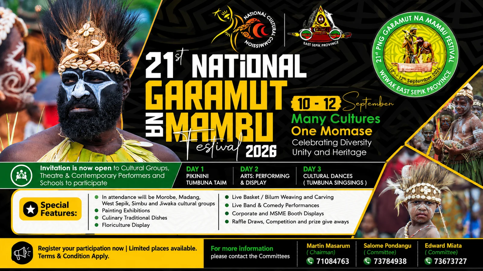 21st National Garamut Na Mambu Festival