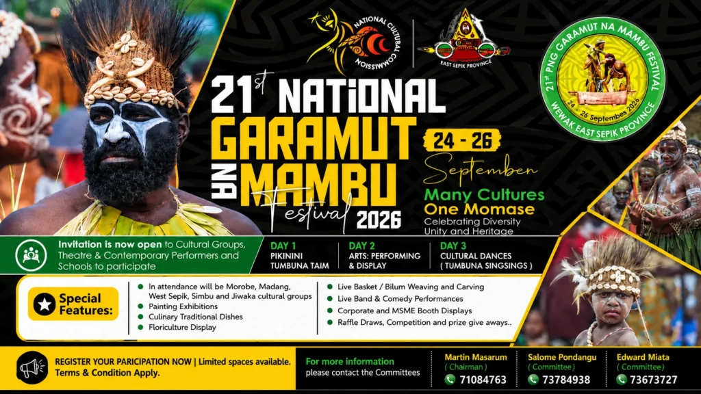 21st National Garamut na Mambu Festival